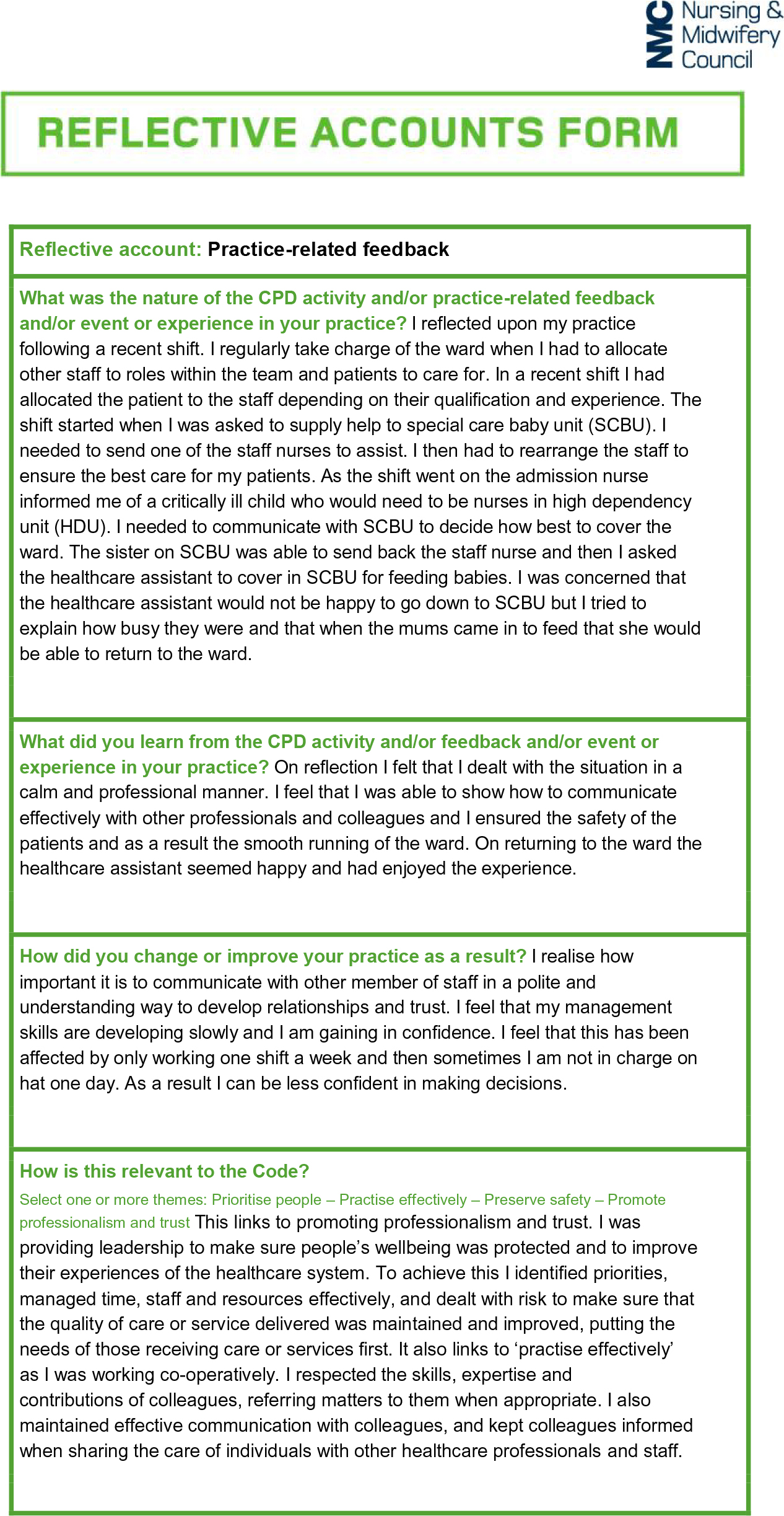 nursing essay confidentiality statement